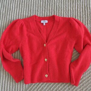 & Other Stories Red Wool-Blend Cardigan – Size Small